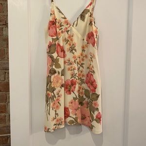 Reformation floral slip dress